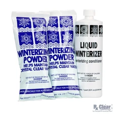 Rx Clear Swimming Pool Winter Chlorine Free Closing Kit Up To 20,000 Gallons
