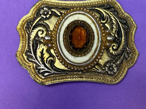 Native American Indian Arrowhead? Cabochon Centerpiece on Western Belt Buckle - Picture 18 of 19