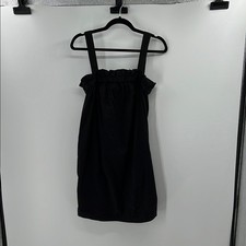 Everlane Women's Organic Cotton Paperbag Mini Dress - Black - Small