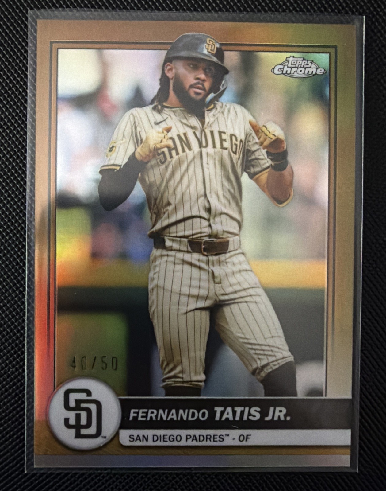 2026 Topps Flagship Collection Chrome Fernando Tatis Jr Gold Refractor /50