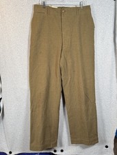 Vintage US Army HEAVY Wool Field Trouser Pants Serge 34x33 Post WWII