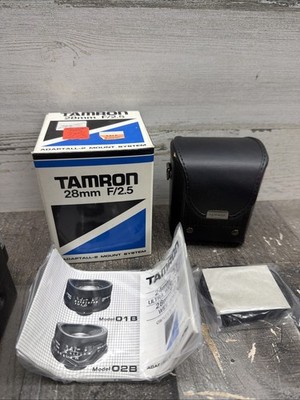 Tamron 28mm f2.5 Adaptall-2 Wide Angle Lens (Tamron 02B) New