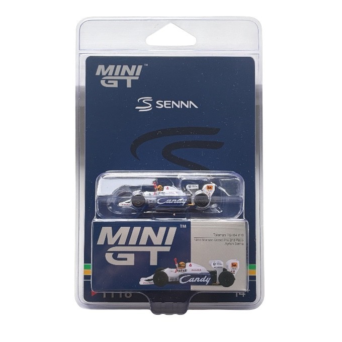 Mini GT Senna Toleman Model F1 Car - A Senna 1984 Monaco Model Diecast Replica