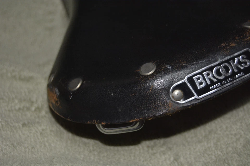 Sillín de cuero Brooks B-15 Champion estrecho B15 ¡Silla de montar de cuero liso! ¡ENVÍO GRATUITO! Foto 4 de 4