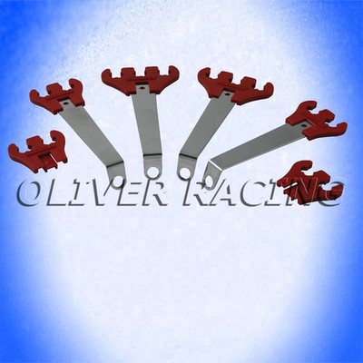 Zündkabel Halter Chrom ROT Chevy Small Block Moroso 7 8 9 mm Separierer