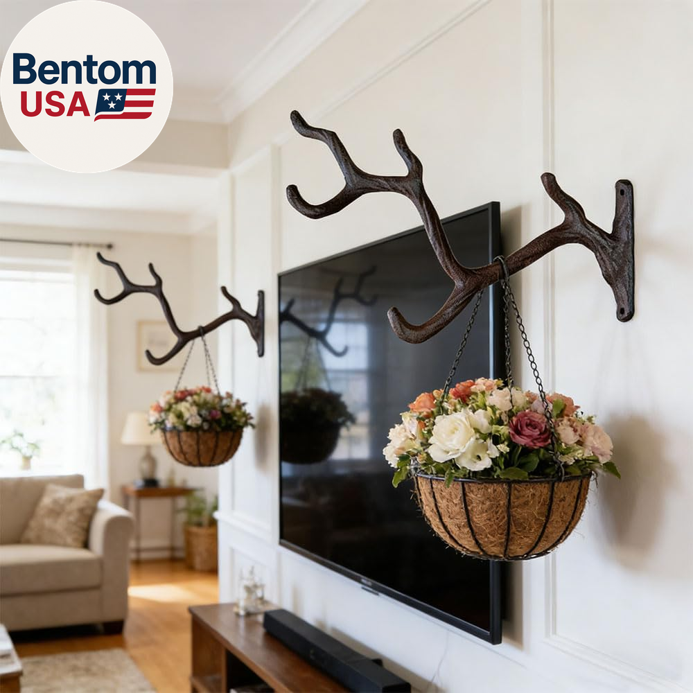 Cast Iron Tree Branch Themed Plant Hook | eBay