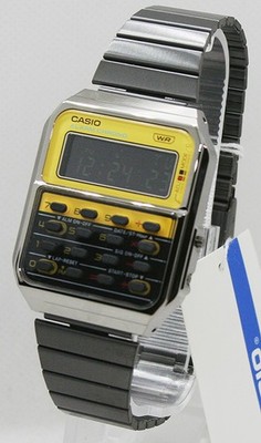   CASIO Vintage Edgy Digital-Armbanduhr Schwarz CA-500WEGG-9BEF  