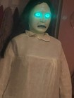 Vintage Gemmy Life Size Donna the Dead Retired Animatronic Halloween w/pumpkin — photo 4