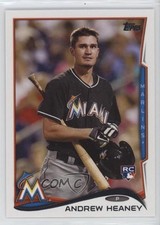 2014 Topps Update SP Photo Variation Andrew Heaney (With Bat) #US-245 1ek2