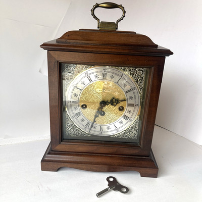 Howard Miller Graham Bracket Mantel Clock 612-437 German Movement Chimes and Key
