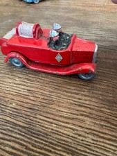 CIJ PLATRE ET FARINE TORPEDO POMPIER 2.9 ROUES PLOMB RENAULT MADE IN FRANCE