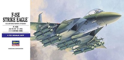 Hasegawa 00540 F-15E Strike Eagle 1/72 Scale Plastic Model Kit