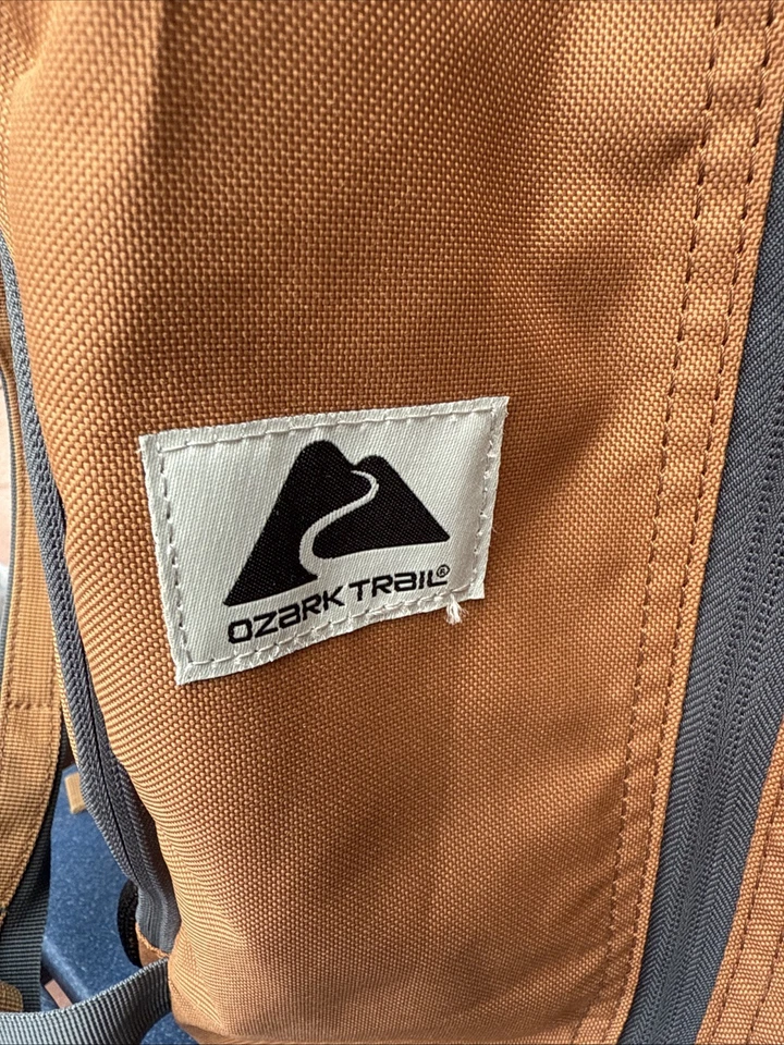 Ozark Trail 35L Convertible Backpack Duffel Bag Durable Brown Travel Gear Sturdy - Image 4 of 4