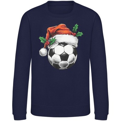 Weihnachten Fußball Sweatshirt für Kinder Lustig Jungen und Mädchen Footie Pullover Tag...