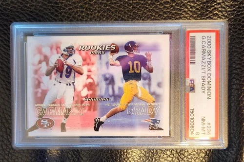 2000 Skybox Dominion RC Tom Brady #234 PSA 8 NM-MT