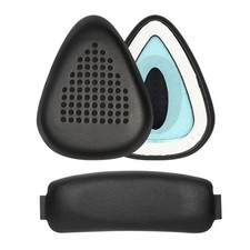 Memory Sponge Earphone Ear Pads Cushion Cover Headband Kit for Razer Dva Meka A