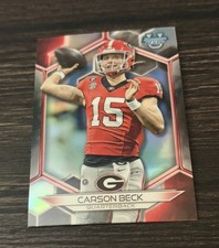 2023 Bowman's Best University Carson Beck #39 Refractor Arizona Cardinals RC