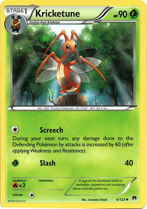 Kricketune - 6/122 - Uncommon - Lightly Played - BREAKPoint