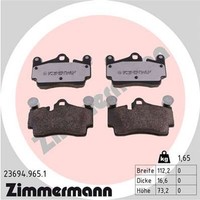 Bremsbelagsatz Scheibenbremse Rd:Z Zimmermann 23694.965.1 FüR 4LB 9PA Touareg VW