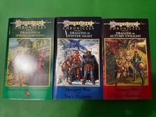 DRAGONLANCE CHRONICLES Trilogy Complete Set 1980s PB Weis & Hickman