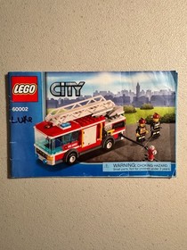 Lego City Fire Bundle 60000, 60001, 60002, 60004, 60005 100% Complete w/ Instruc
