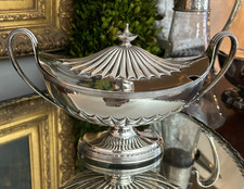 Antique 1795 English Sterling Silver Sauce Tureen by Paul Storr