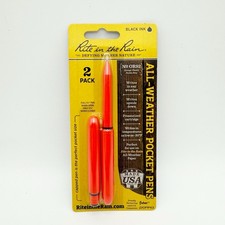 Rite in the Rain All-Weather EDC Pen, Orange 2-Pack, OR92 Sealed NEW
