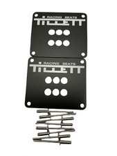 Kart Tillett Seat Plate x TWO and Rivets x EIGHT Brand New Genuine Kart Parts UK