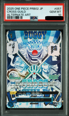 PSA 10 CROSS GUILD Alternate Art OP09-057 Buggy PRB-02 One Piece
