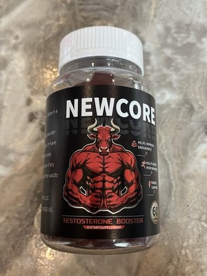 NEWCORE Testosterone Booster Gummies L-Arginine Tongkat Maca 60 Count