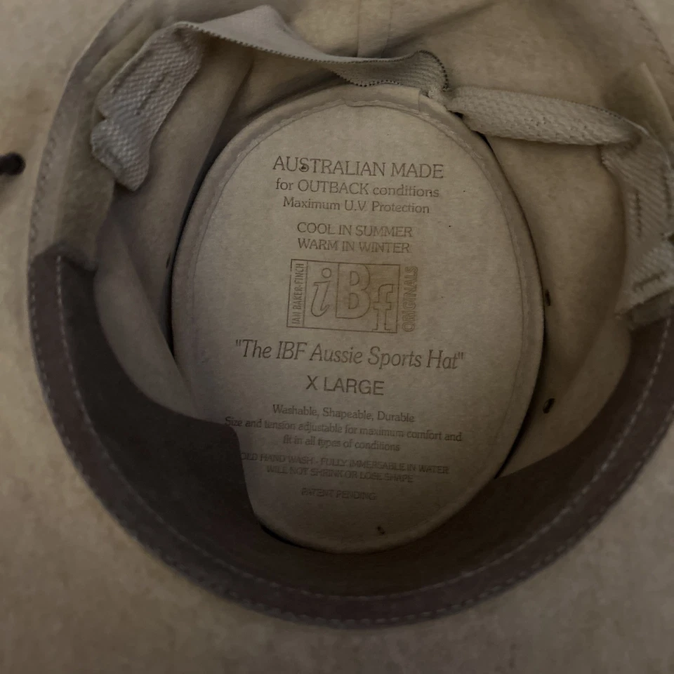Ian Baker-Finch The IBF Aussie Sports Hat X-Large Australian Made For Outback - Image 4 of 4