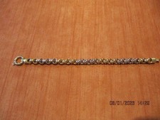 Damen Gelb. & Weißgold armband 585. 19,5 cm ...