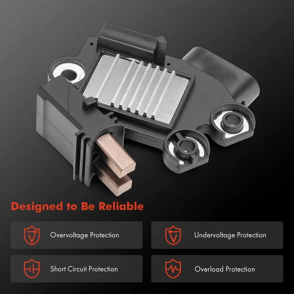 Регулятор напряжения генератора с щетками для GMC Canyon Chevrolet Colorado 13,8 В - Изображение 4 из 4