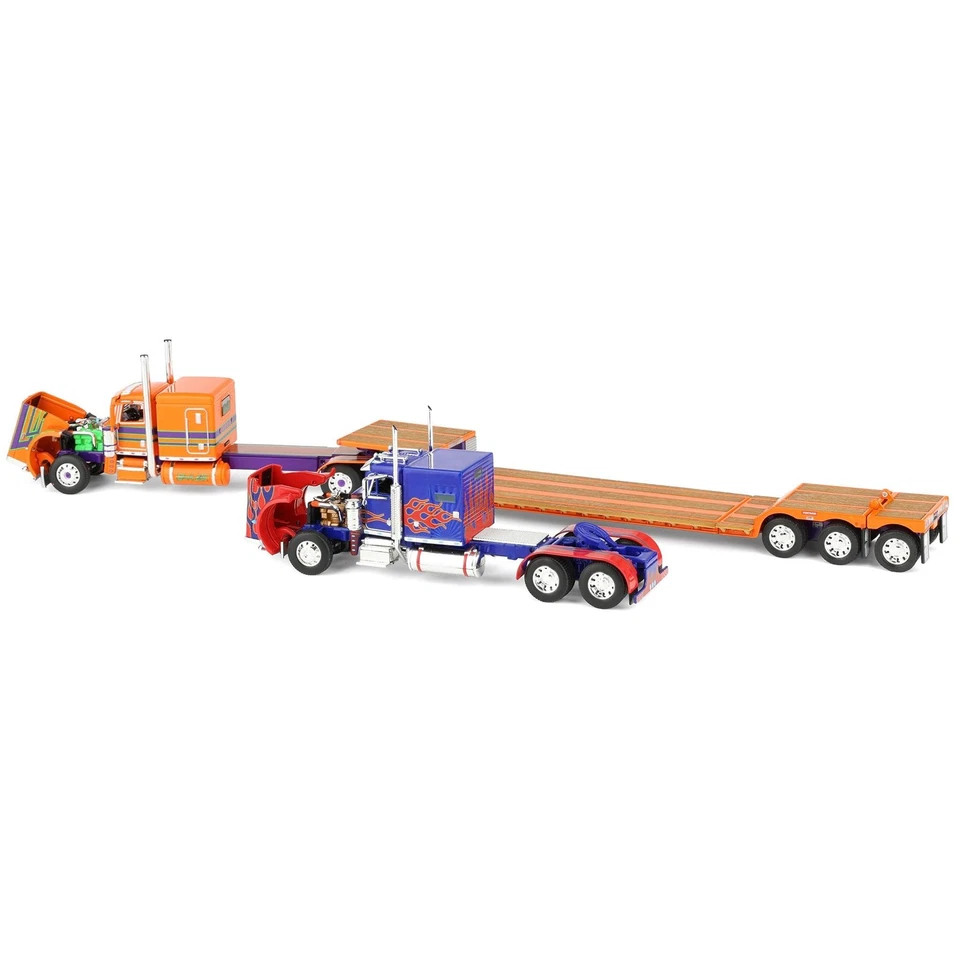 First Gear DCP 1/64 Peterbilt 389 &359 Semi Fontaine Lowboy Sadie Rae 60-2140 - Image 4 of 4