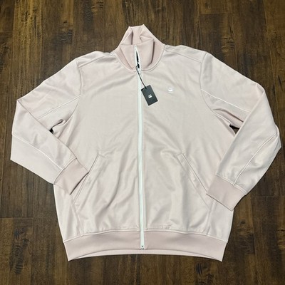 NWT G Star Raw Lanc Slim Track Top Casual Jacket Soft Pink Men s Size XXL. D1