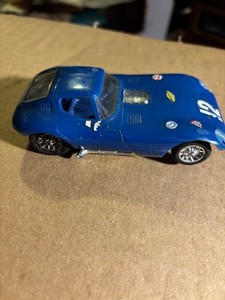 1960's Strombecker Cheetah Blue  1/32 vintage slot car.