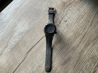 Herrenuhr Swiss Legend Neptune Quarz Grau Silikon verschraube Krone