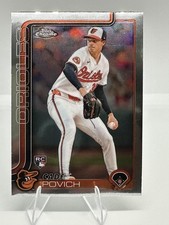 Cade Povich 2025 Topps Chrome #140 RC Baltimore Orioles Rookie