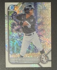 Misael Gonzalez 2022 Bowman Chrome Prospects 1st Speckle Refractor /299 #BCP-4