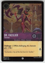 Dr. Facilier - Charlatan 38/204 Cold Foil - The First Chapter
