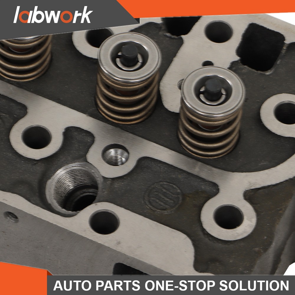 Labwork Complete Cylinder Head w/ Valves Full Gasket Set For Kubota D1005 Engine