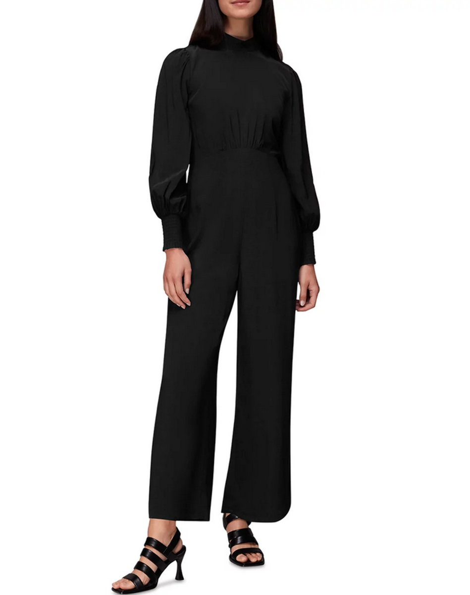 Whistles Shirred Bodice Jumpsuit 12B 1992