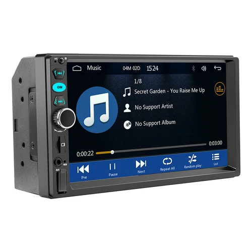 7 inch Wired Carplay Mirror Link Steering Wheel Controls HD MP5 BT FM Player - Picture 2 of 5