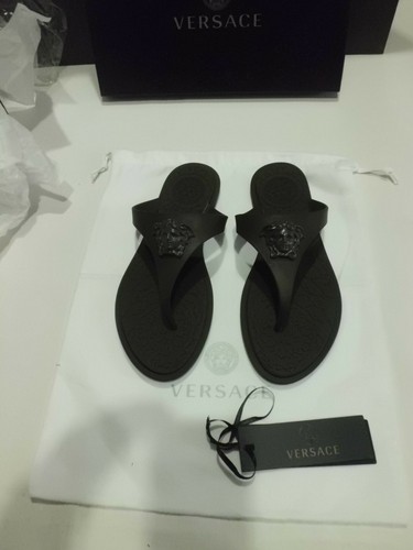Versace Woman Sandals Gomma Infradito Medusa size 35 Nuovo | eBay