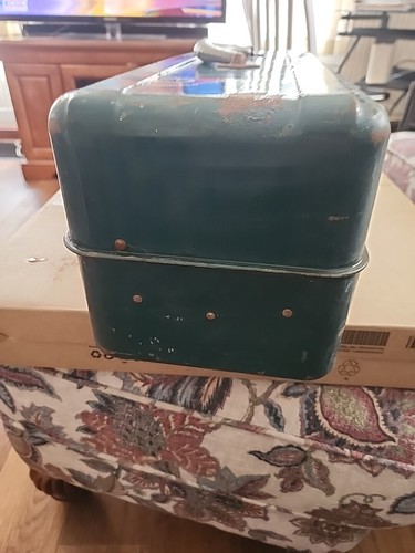 old metal tackle box metal trays vintage Gwt - Picture 8 of 15