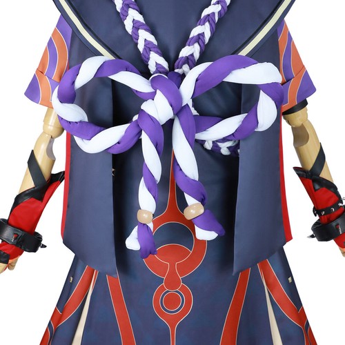 Genshin Impact Cosplay Arataki Itto Costume Mens Uniform Suit Outfit Halloween - Picture 11 of 12