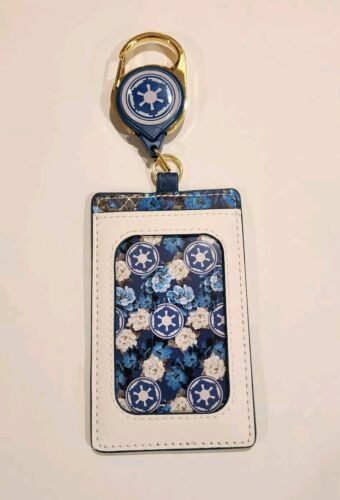 Loungefly Disney Star Wars Darth Vader Blue Retractable Lanyard ID Holder NEW - Picture 9 of 11