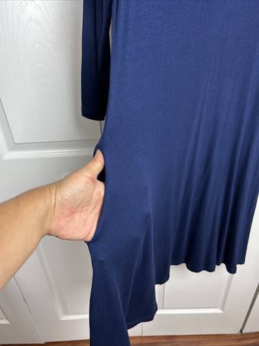 Viishow Long Sleeve T-Shirt A-Line Dress Size Small - Picture 3 of 9