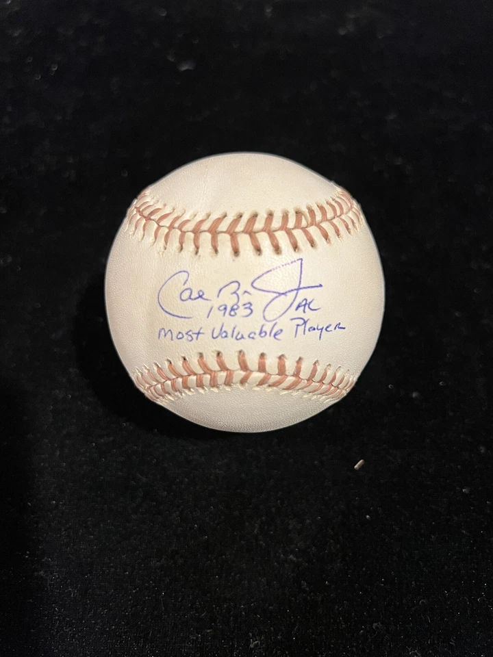 Cal Ripken Jr Signed Baseball “1983 AL MVP” Inscription PSA/DNA COA Autographed - Image 4 of 4