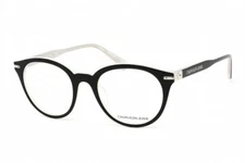 NEW CALVIN KLEIN JEANS CKJ20513 073 Black/Milky White 50mm Eyeglasses